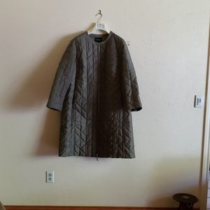 Grey Goodedown Full Length Coat